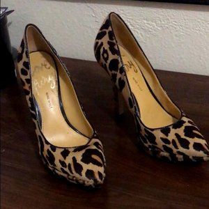 Nine West Leopard Print Heels-- Head Turner Ladies